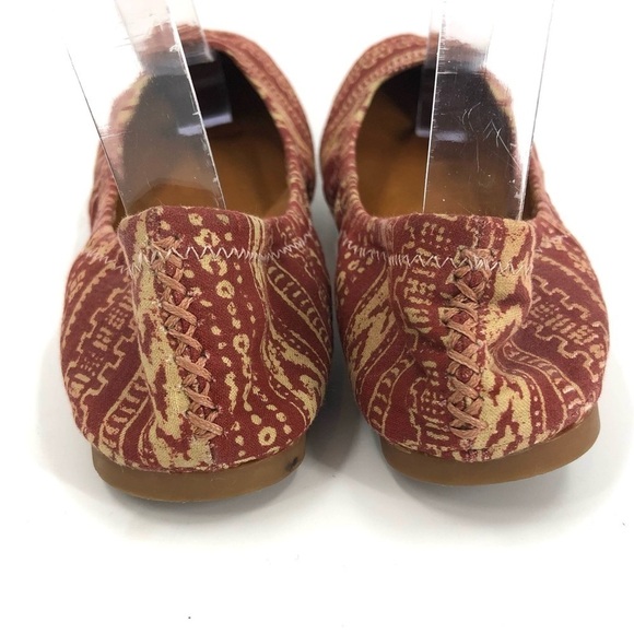 Lucky Brand Emmie Ballet Flats Southwest Print Shoes Aztec Tribal Western Size 7 - Picture 5 of 10